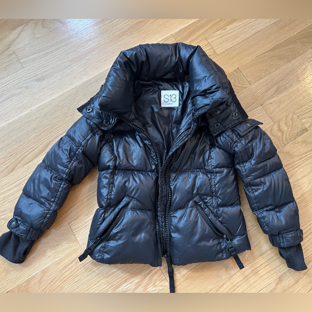 Girl / Toddler S13 black down jacket